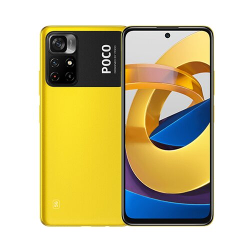 Xiaomi poco M4 pro 5G 6GB/128GB yellow mobilni telefon Slike