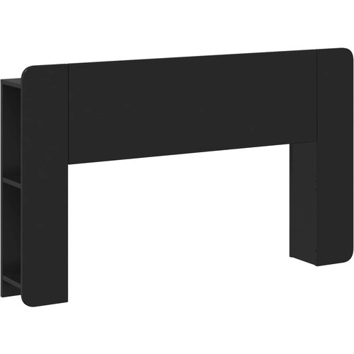  Glava kreveta s ormarićem s pohranom Crna 135 x 18,5 x 80 cm Cijene