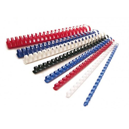 Klipko Plastične &amp;scaron;pirale, 19 mm, bele Slike