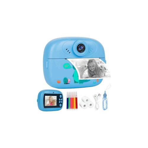  Dječija kamera sa printerom K8000 32GB micro sd kartica, blue Cijene