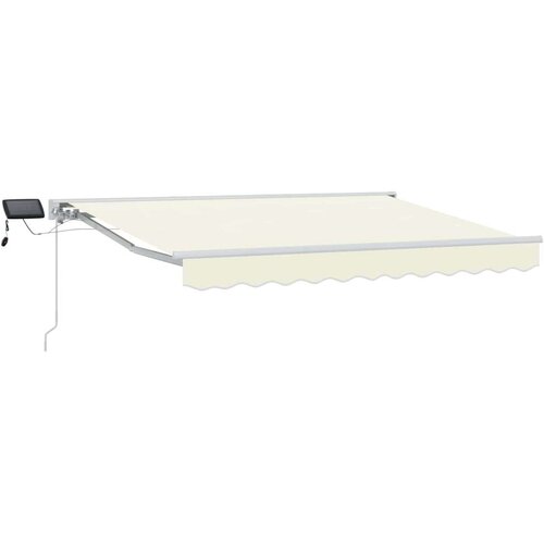  Ručni okvir tende s LED-ima Krema 3 x 2 5 m - Krema Bijeli 3 x 2 5 m Cene