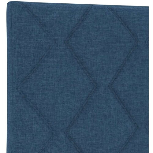 VidaXL Krevet od plavog platna 200x200 cm Slike