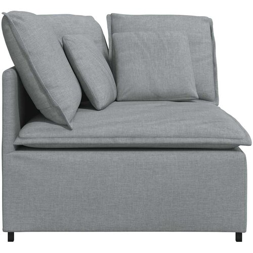  Modularna sofa Kutni modul s jastucima svijetlo siva 100 cm Slike