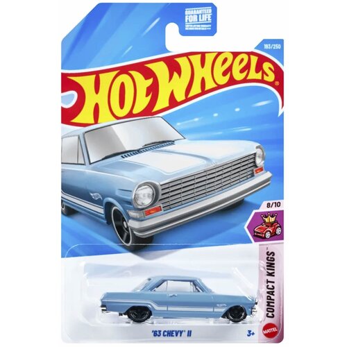 Mattel Hot Wheels: 63 Chevy II modri avtomobilček 1/64 - Cene