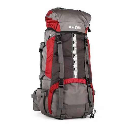 Klarfit Heyerdahl 2014, planinarski ruksak, 70 l, crveni