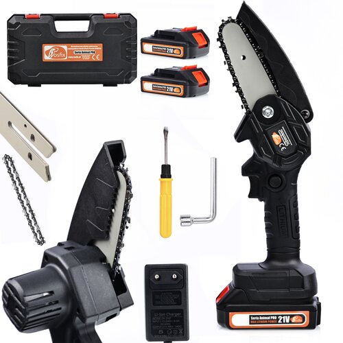 Rosfix Black Piranha BPW21V Brezžična Električna Žaga &ndash; Battery, 21V, 800W, 4" Vodilo, 220cm Visič | Set Z Dvema Baterijama In Hitro Polnilko, (5000243741) Cene