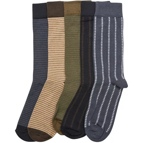 Urban Classics Accessoires Stripes and Dots Socks - 5-Pack