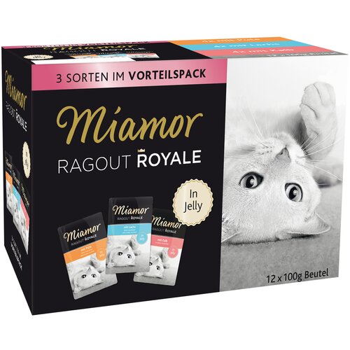 Miamor Me&amp;scaron;ano poskusno pakiranje Ragout Royale - Multi-miks v želeju I I 12 x 100 g Slike