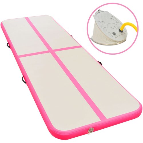  Strunjača na napuhavanje s crpkom 300 x 100 x 10 cm PVC roza Cijene