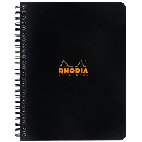 Clairefontaine bilježnica Rhodia classic A5+ 80gr 80L, crna, karo Cene