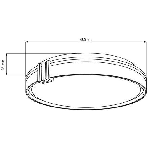  LED prigu&amp;scaron;iva stropna lampa za kupatilo ARLETTA LED/72W/230V IP44 + sa daljinskim upravljačem Slike