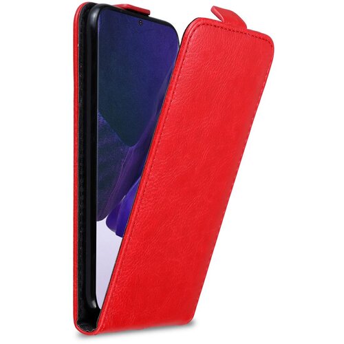 Cadorabo Ohi&scaron;je, združljivo z Samsung Galaxy NOTE 20 ULTRA v rdeče jabolko - Za&scaron;čitni ovitek v obliki flipa z magnetnim zapiranjem, (20563847) Cene