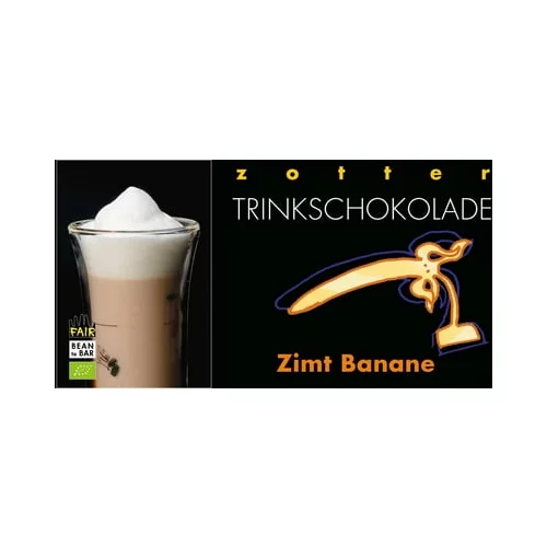 Zotter Schokoladen Bio Pitna čokolada - Cimet in Banana