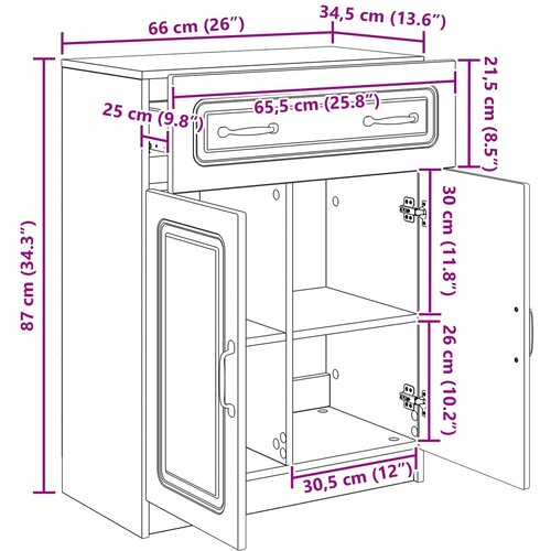  Kreveta Hrast sonoma 66 x 34,5 x 87 cm Konstruirano drvo Slike