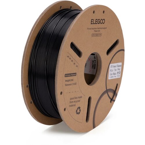 Elegoo materijal za 3D štampače pla filament 1000g black Slike