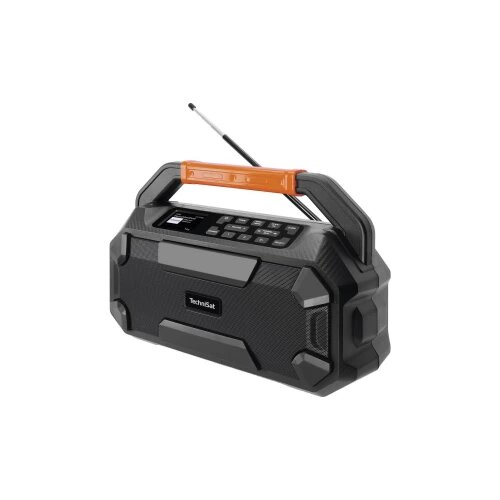 Technisat DIGITRADIO 231 OD radio za gradili&amp;scaron;te DAB (1013), DAB+ (1012), UKW (1014) AUX, Bluetooth&amp;reg; funkcija alarma, mogućnost punjenja crna Slike