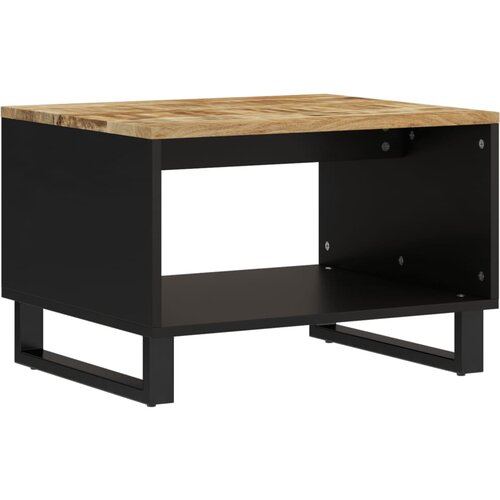 Maison Chic Klubska mizica - kavna mizica - Nizka mizica 60x50x40 cm trden mangov les, (21754644) Slike
