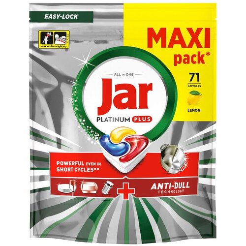 Jar Platinum Plus Anti Dull tablete za strojno pranje posuđa 71 kom Slike