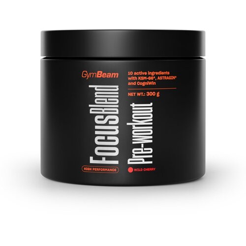 GymBeam Focus Blend Pre-workout 300 g wild cherry Cene