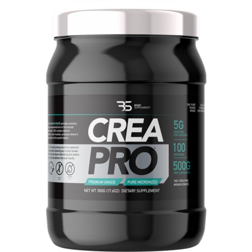 Basic Supplements crea pro – mikronizovani kreatin za snagu i izdržljivost 500g Cene