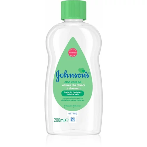 Johnsons Baby Oil Aloe Vera ulje za tijelo 200 ml za djecu