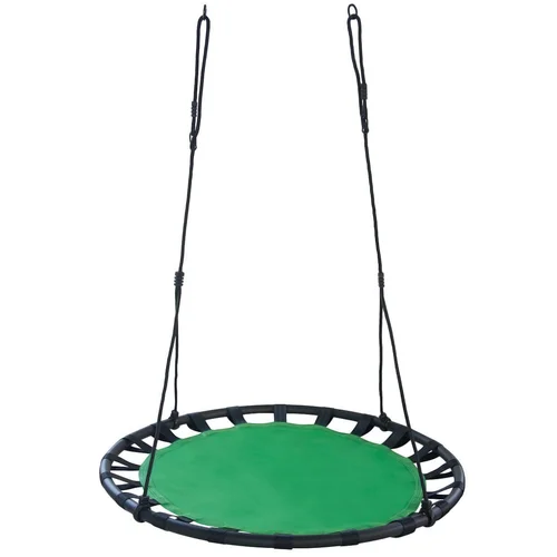  Ljuljaška za decu, Okrugla, 120 cm, Crna