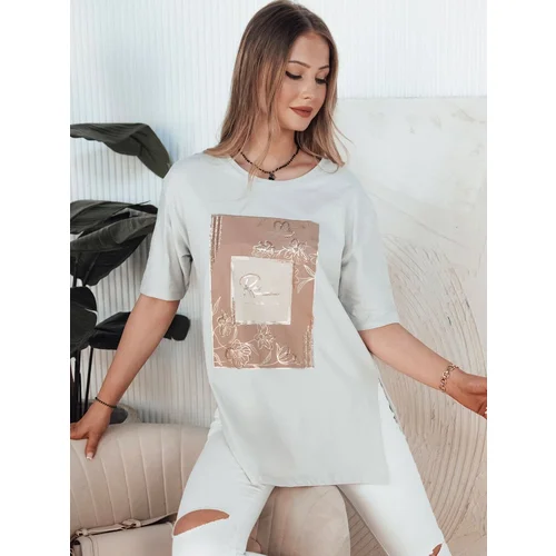 DStreet T-shirt damski FAGOS szary DStreet T-shirt damski FAGOS szary
