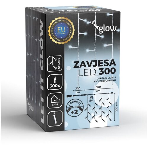Home deco 300 LED zavjesa/ bijele Cijene