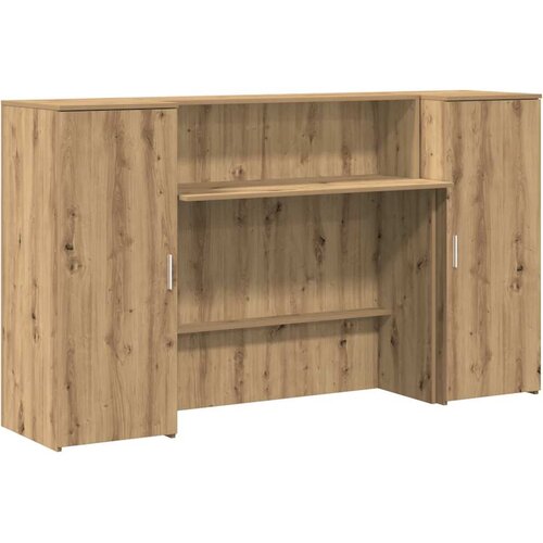  Recepcijski stol 180x50x103,5 cm od konstruiranog drva Slike