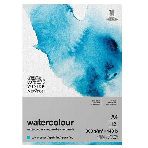 WINSOR & NEWTON Skicirka za akvarel (300 g/m&sup2;, DIN A4, &Scaron;tevilo lističev: 12 kos) Cene