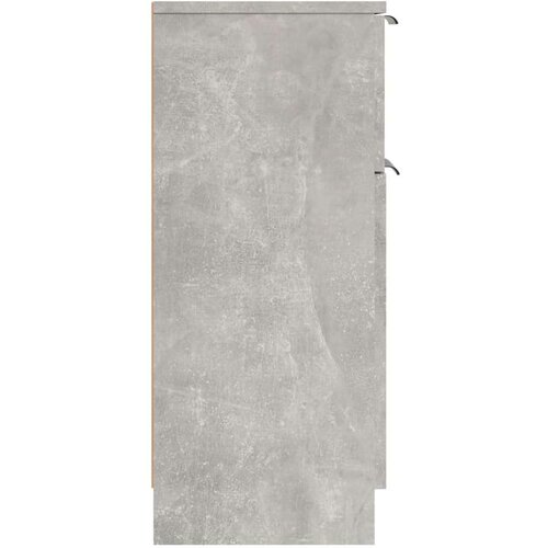  Komoda siva boja betona 30 x 30 x 70 cm od konstruiranog drva Slike