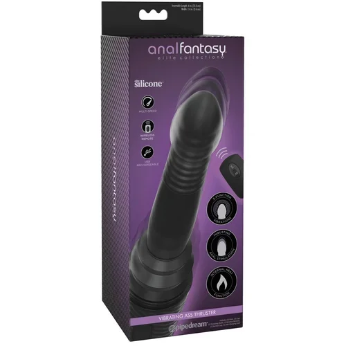 Pipedream Analfantasy Ass Thruster - potisni analni vibrator (črn)