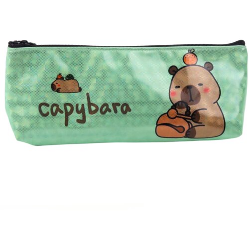  &amp;Scaron;kolska pernica capybara metalik svjetlucavo zelena Slike