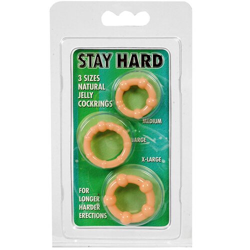 Scala Playhouse Set erekcijskih obročkov &amp;quot;Stay hard&amp;quot; (R4357) Slike