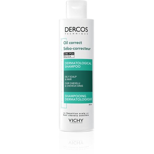 Vichy Dercos Oil Control Shampoo 200 ml &amp;scaron;ampon mastni lasje za ženske Slike