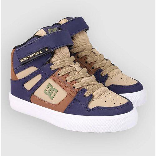 DC Pure High-Top EV Kids Skate cevlji navy / brown / tan Cene