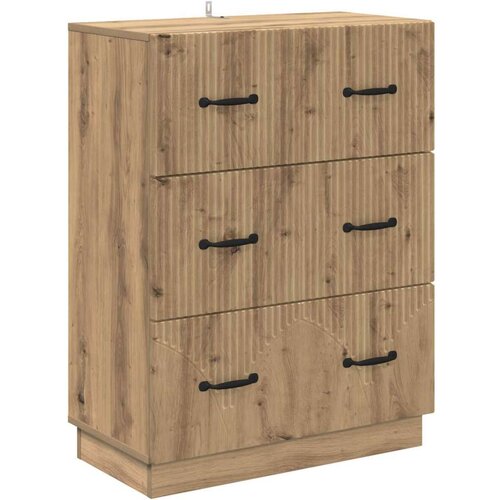  Ormar s ladicama Hrast artisan 66 x 34 5 x 87 cm - Hrast artisan Cene