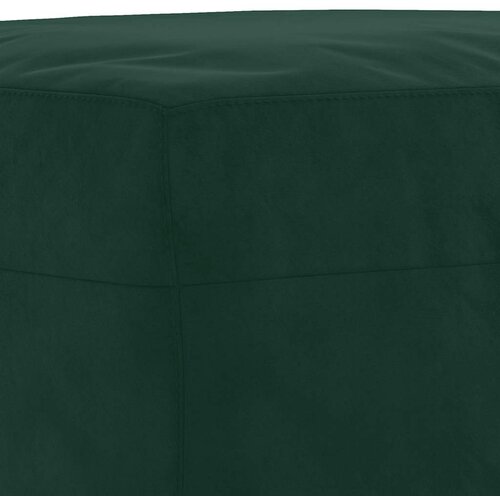  3-dijelni set sofa s jastucima tamnozeleni bar&amp;scaron;unasti Slike