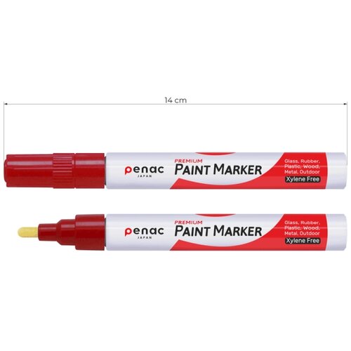 Marker PENAC PAINT CRVENI METAL OTO140-RD 1/12 Slike