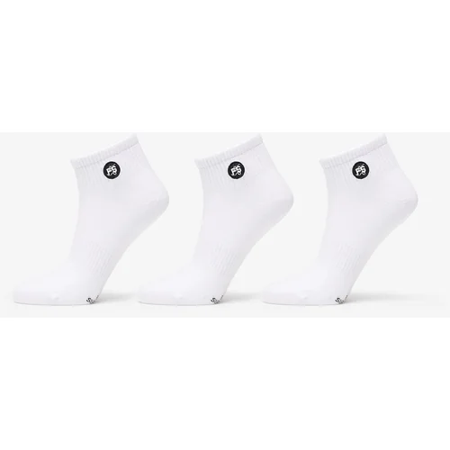 Footshop Ankle Socks 3-Pack White