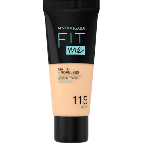 Maybelline Fit Me! Matte + Poreless tekoč puder za poenotenje kože z mat učinkom 30 ml odtenek 115 Ivory Cene