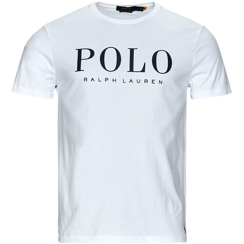 Polo Ralph Lauren Majice s kratkimi rokavi T-SHIRT AJUSTE EN COTON LOGO &amp;quot;&amp;quot; Bela Slike