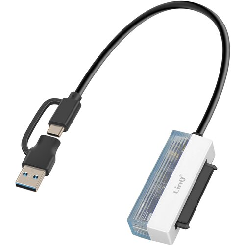 LINQ Adapter USB in USB C na SATA 2,5'' 5 Gbit/s prenos podatkov, Črna, (5000220227) Cene