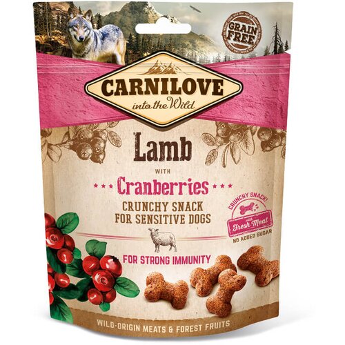 Carnilove dog crunchy snack - ovca & brusnica, 200g Cene