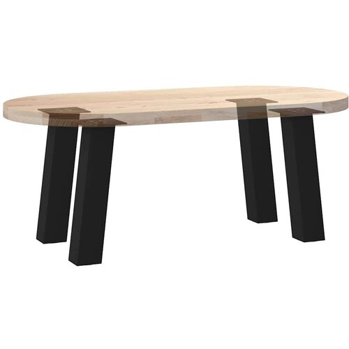VidaXL Noge stolića za kavu 4 kom crne 42 cm čelik Slike