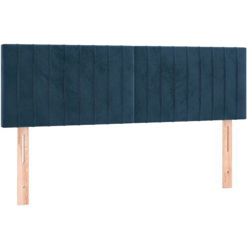 Maison Chic Posteljno vzglavje - Vzglavna omarica 2 kosa temno modro 72x5x78/88 cm žamet, (22077182) Cene