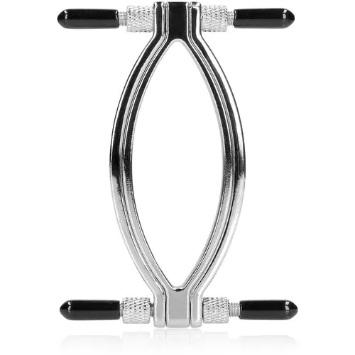 Ouch Xtreme Adjustable Pussy Clamp Silver