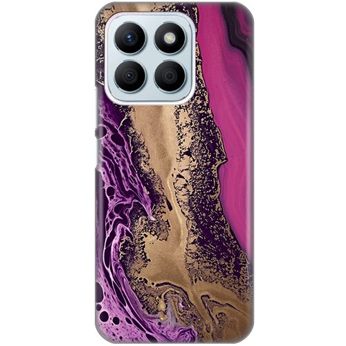  torbica silikonska print za honor X8b purple gold marble Cene