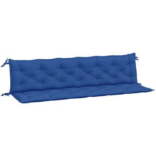 vidaXL Blazina za vrtno klop 2 kosa modra 200x50x7cm oxford tkanina, (21414731) Cene