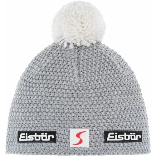 Eisbär Jamie Pompon SP Beanie Grey/White UNI Skijaška kapa